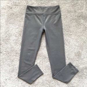 NWOT Zella XL Shimmer Leggings Gold/Gray Sparkle